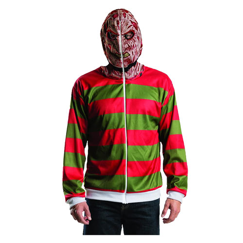 Nightmare on Elm Street Freddy Krueger Zip-Up Hooded Costume